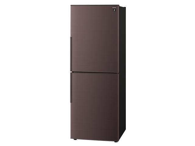 シャープ プラズマクラスター冷蔵庫 2ドア 片開き 280L ボトム 