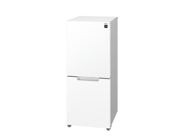 シャープ 冷蔵庫 2ドア 152L つけかえどっちもドア ガラスドア クリア