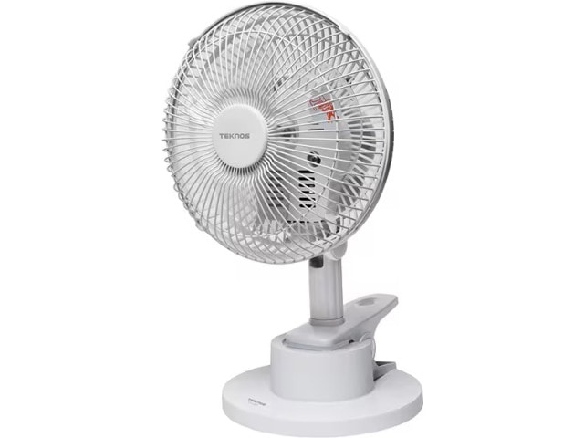 【送料込み】TEKNOS テクノス 18cm卓上扇・クリップ扇 2WAY CI-2184