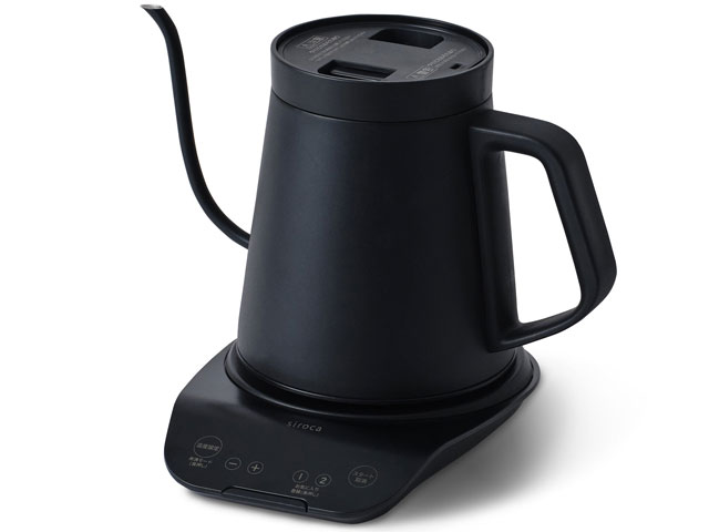siroca シロカ 温度調節電気ケトル 0.8L ブラック SK-D271(K