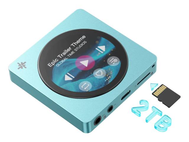 FIIO フィーオ Snowsky DISC デジタルオーディオプレーヤー ブルー FIO-SSDISC(L) 