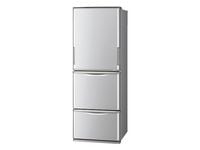 ���㡼�� SHARP 3�ɥ� ��¢�� �ɤä���ɥ� 350L �ޥåȥ���С� SJ-W358K(S)
