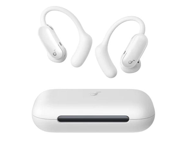 ANKER オープンイヤー型ワイヤレスイヤホン Soundcore AeroFit 2 Pro パールホワイト A3875N21