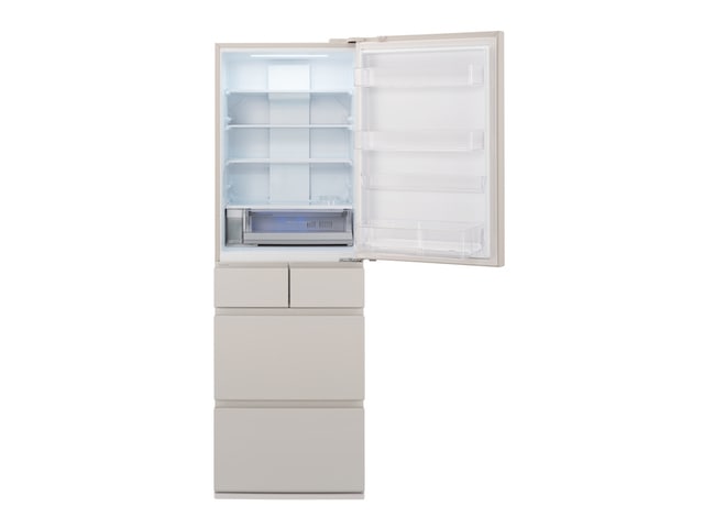 【お取り寄せ品】パナソニック 冷凍冷蔵庫 5ドア 410L 右開き 幅60cm RYタイプ 薄型コンパクトBIG マットライトベージュ NR-E41RY3(C)