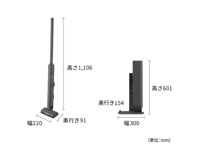 シャープ SHARP コードレススティック掃除機 自動ごみ収集付き RACTIVE