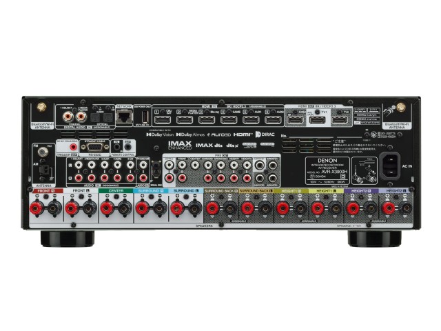 A10 美品✨動作保証！DENON デノン AVサラウンドレシーバー DENON デノン 9.4ch AVサラウンドレシーバー ブラック AVR-X3900H(K