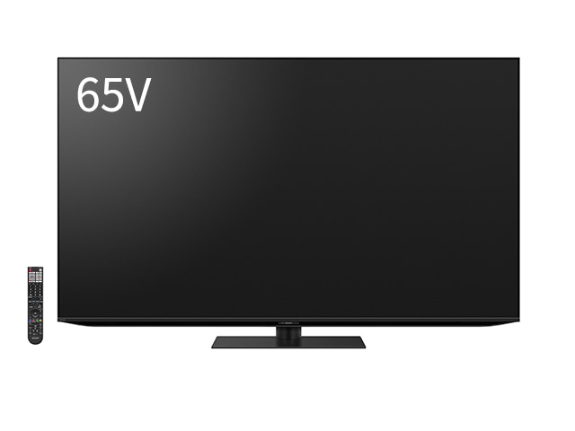 シャープ 65V型 4K mini LEDテレビ AQUOS XLED 量子ドット Google TV搭載 回転式スタンド付 4T-65X7A
