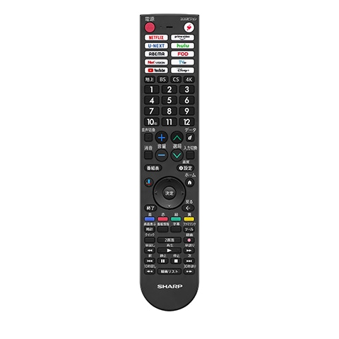 シャープ 43V型 4K mini LEDテレビ AQUOS XLED 量子ドット Google TV搭載 回転式スタンド付 4T-43X7A