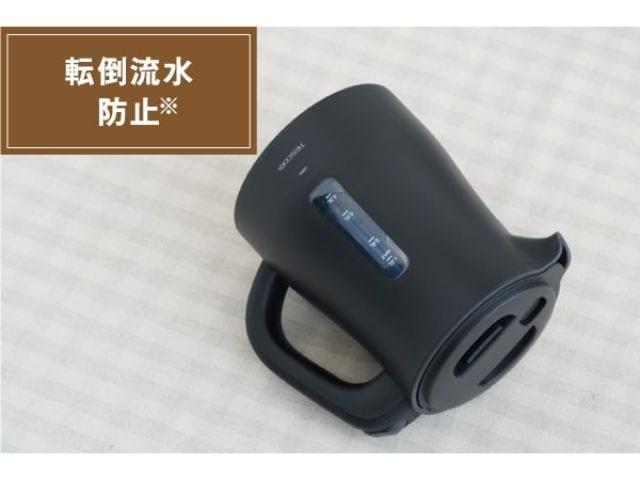 【送料込み】テスコム TESCOM 電気ケトル 1.0L 転倒流水防止 二重構造 大口径 TKE30A(K) ブラック
