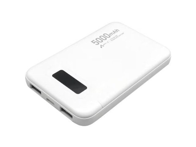 AIR-J エアージェイ リン酸鉄モバイルバッテリー 5000mAh ホワイト MB-LS5000(WH)
