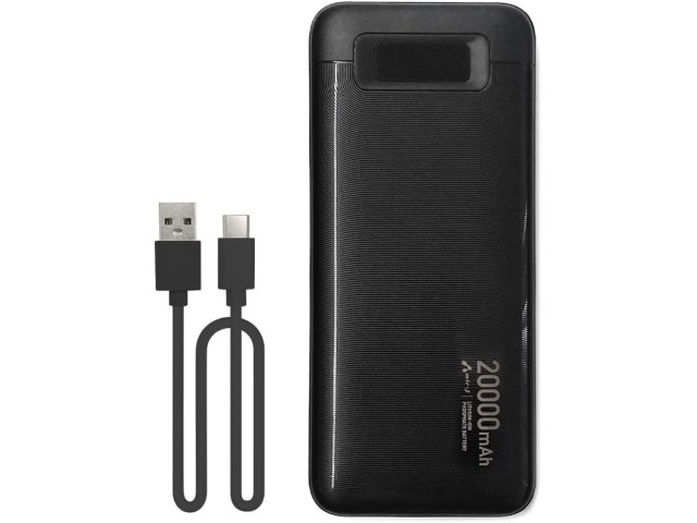 AIR-J エアージェイ リン酸鉄モバイルバッテリー 20000mAh ブラック MB-LS20000(BK)
