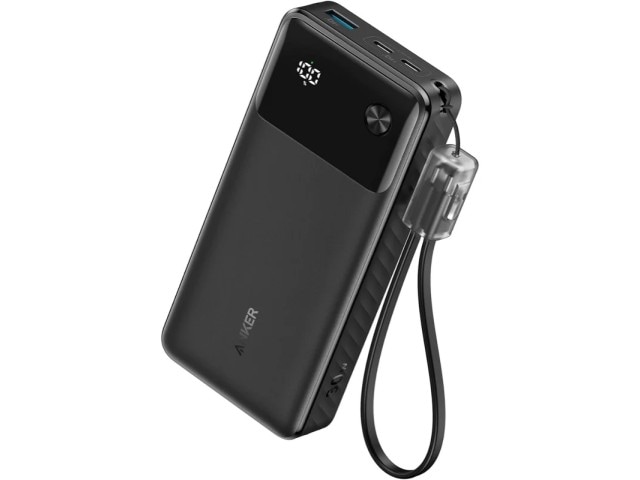 ANKER モバイルバッテリー Anker Power Bank (20000mAh, 30W) ブラック A1384N11