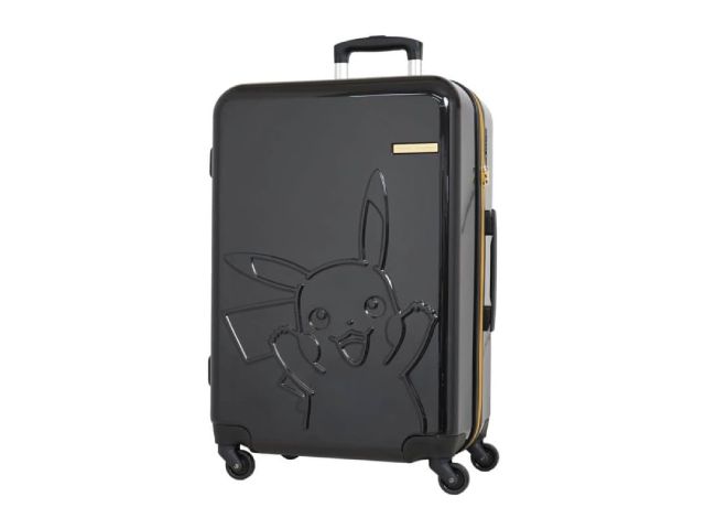 ポケットモンスター POKEMON ピカチュウ キャリーケース 62L スーツケース TSAロック付 ブラック PK-0864-60(BK)