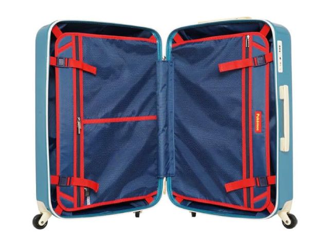 ポケットモンスター POKEMON カビゴン キャリーケース 62L スーツケース TSAロック付 ブルー PK-0886-60(BL)