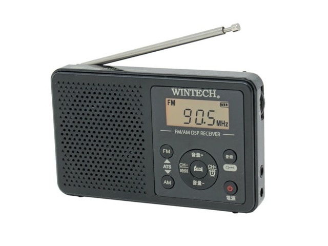 WINTECH ウィンテック アラーム時計機能搭載 AM/FMデジタルチューナーラジオ DMR-C620