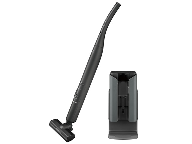 シャープ SHARP ステーションタイプ コードレススティック掃除機 EC-XR3(H) グレー系 自動ゴミ収集／紙パック式ステーション