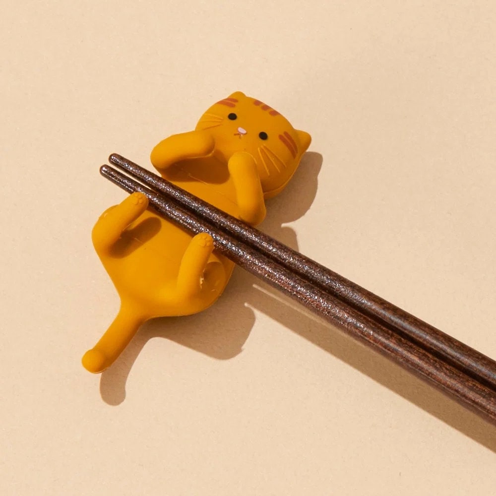 イシダ 箸＆箸置き だっこ猫 ちゃとら