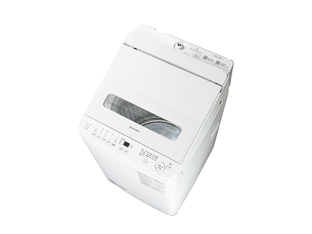 シャープ SHARP 全自動洗濯機 穴なし槽シリーズ 洗濯脱水 7.0kg ホワイト系 ES-GV7L(W)