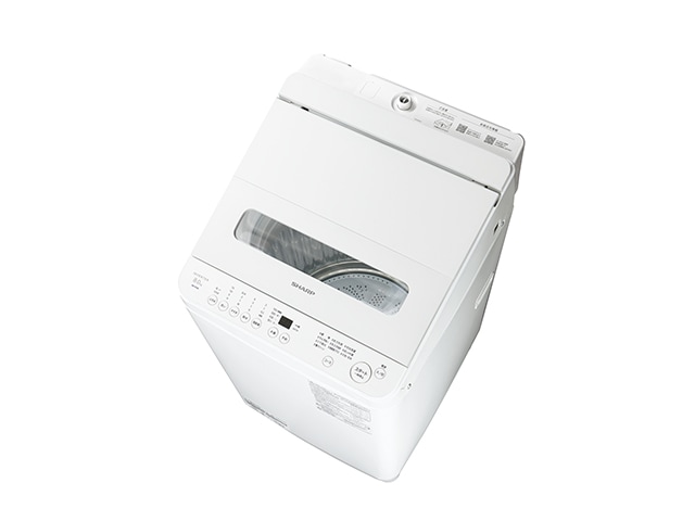 シャープ SHARP 全自動洗濯機 穴なし槽シリーズ 洗濯脱水 8.0kg ホワイト系 ES-GV8L(W)
