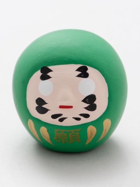 倭物やカヤ だるまみくじ 緑/身体健康 7CPP0301