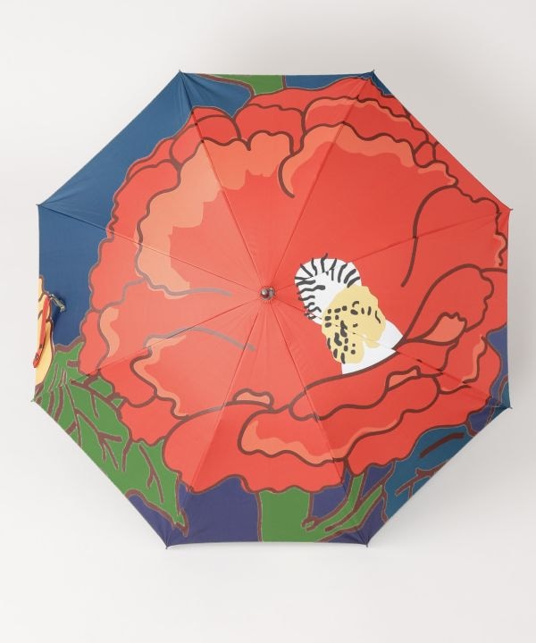 倭物やカヤ 一輪日傘（晴雨兼用） アオイ 7STP1201