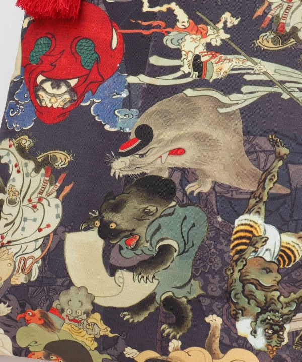 倭物やカヤ 浮世色トートＢＡＧ YOKAI 7IKP5203