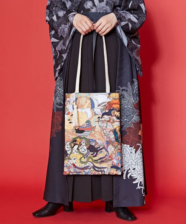 倭物やカヤ 浮世色トートＢＡＧ SHINBUTSU 7IKP5203