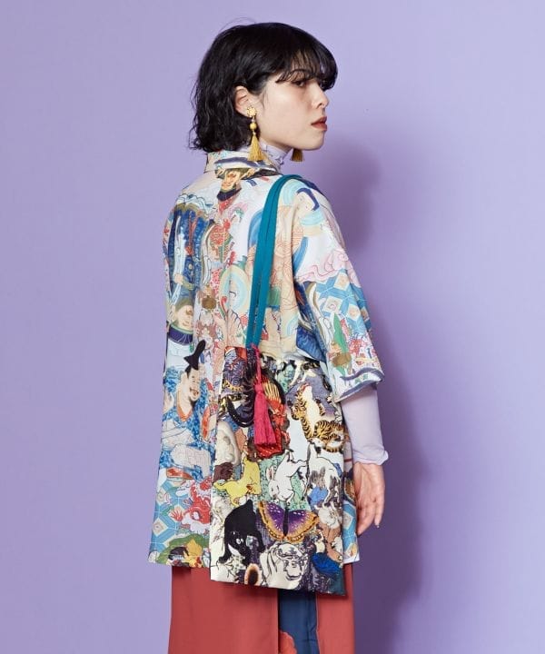 倭物やカヤ 浮世色トートＢＡＧ IKIMONO 7IKP5203