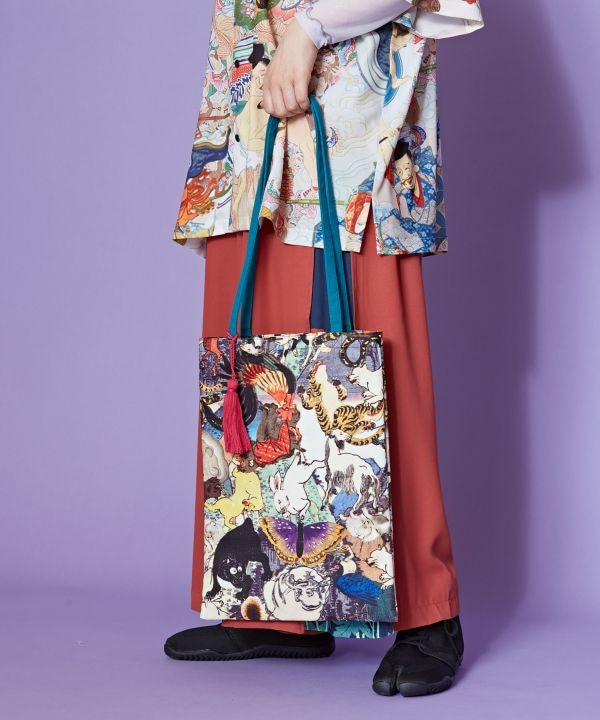 倭物やカヤ 浮世色トートＢＡＧ IKIMONO 7IKP5203