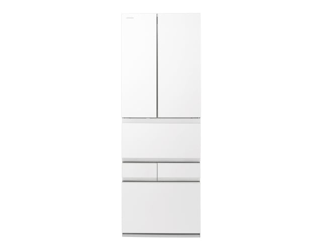 東芝 冷蔵庫 フレンチ（両開き） 6ドア 487L VEGETA XFSタイプ フロストホワイト GR-A490XFS(TW) 幅68.5cm