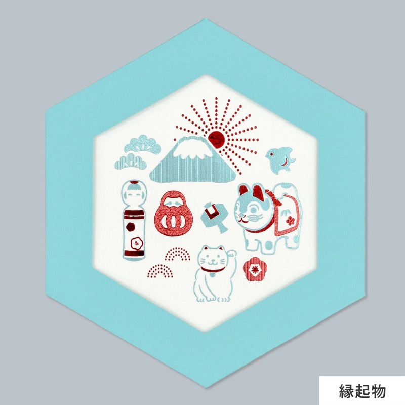 ROKKAKU CARD きらきらじゃぱん 縁起物 R0642605