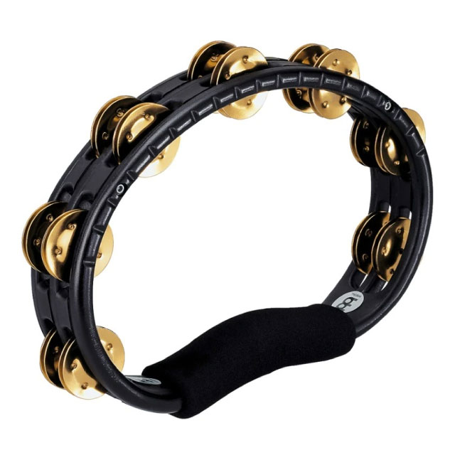 MEINL TMT1B-BK レギュラーABSタンバリン、ブラス製ジングル