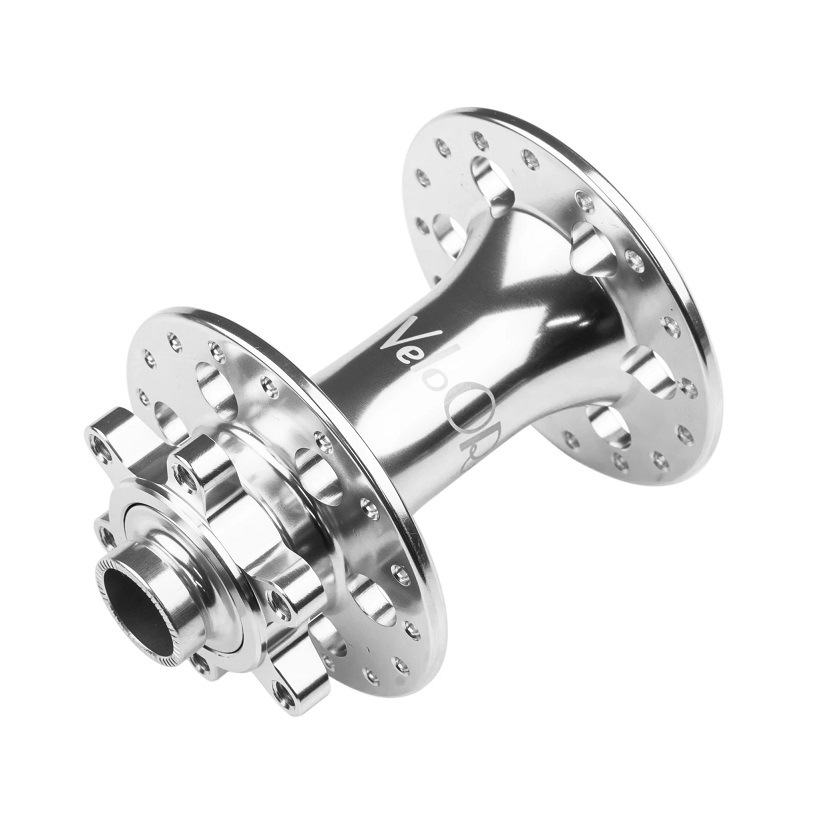 Disk Front Hub (Silver / Black)