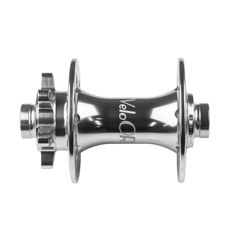 Disk Front Hub (Silver / Black)