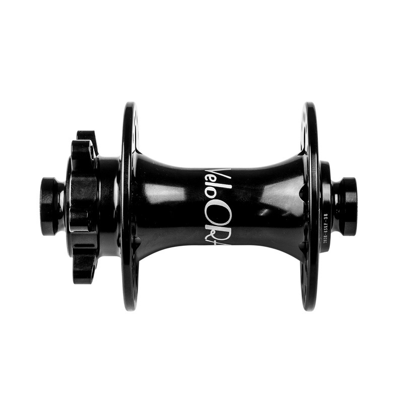 Disk Front Hub (Silver / Black)