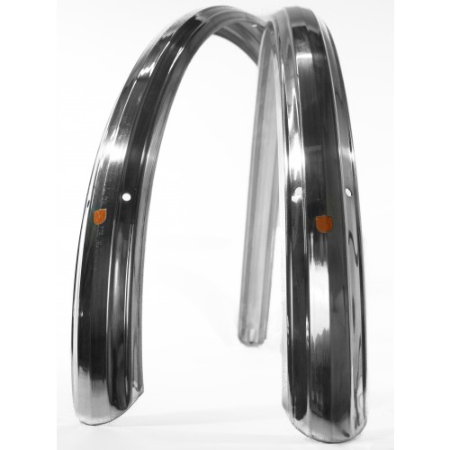 700c Zeppelin Fenders 52mm Silver / Black