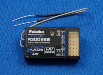 値下げ Futaba R3006SB 6ch S.BUS受信機 R3006SB (T-FHSS/S.Bus2) Air Receiver - FutabaUSA