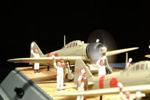 DOYUSHA SPS-1 1/100 赤城戦闘機隊 暁の出撃 零戦21型 塗装済み
