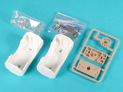 タミヤ 70149 単2電池ボックス(1本用×2/逆転スイッチ付) | 工作