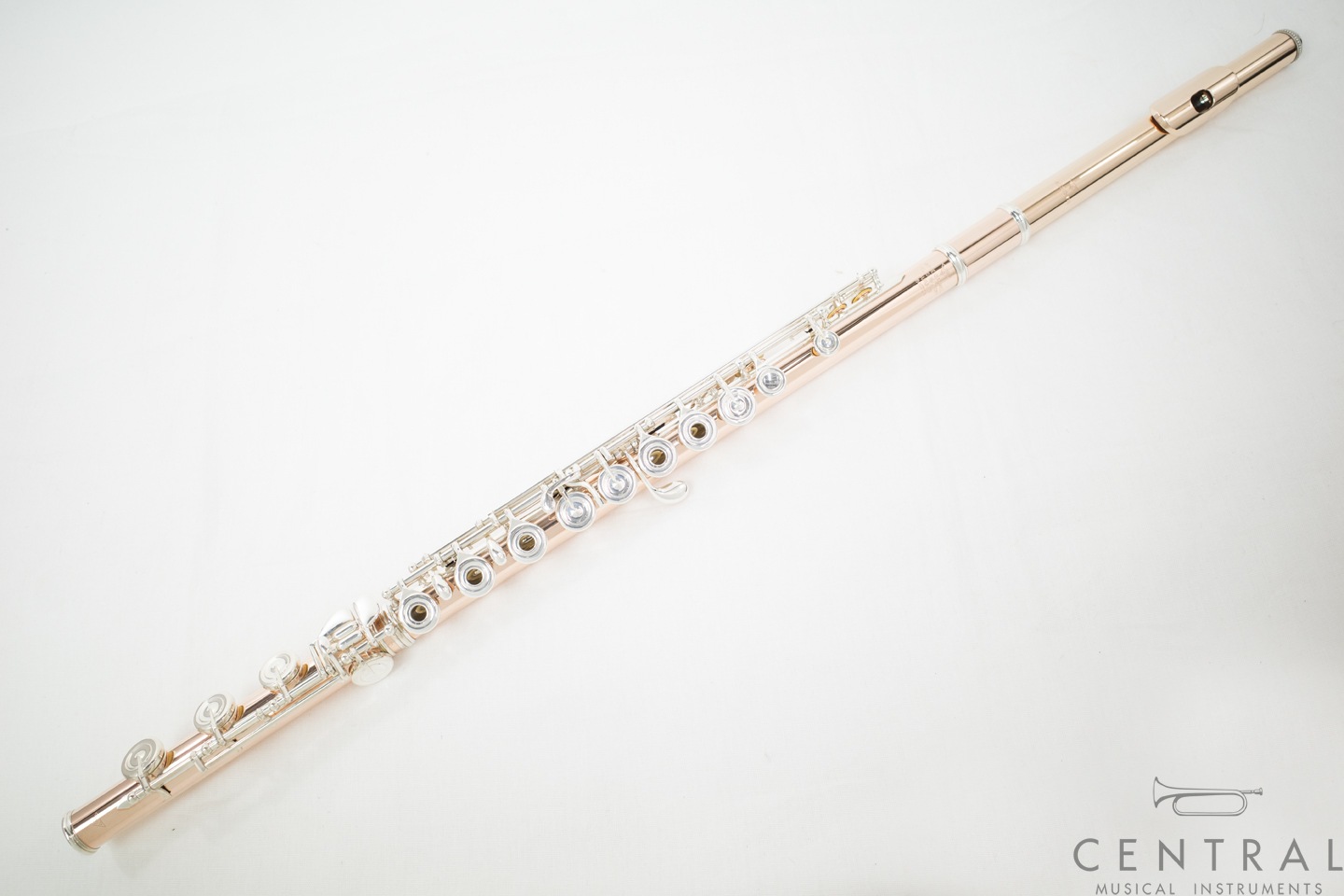 中古 フルート V Qパウエル コンセルヴァトリーモデル オーラマイト9k Ag ルビークラウン H足部管 中古楽器 フルート ピッコロ フルート セントラル楽器 オンラインショップ