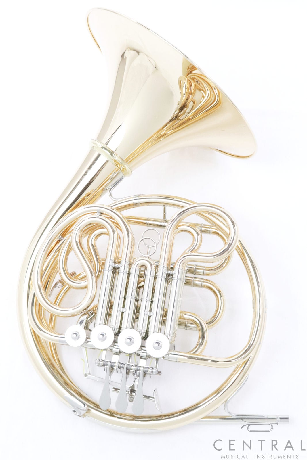 (美品)メルヒオール　セミダブルホルン　フレンチホルン 美品)メルヒオール セミダブルホルン フレンチホルン - メルカリ