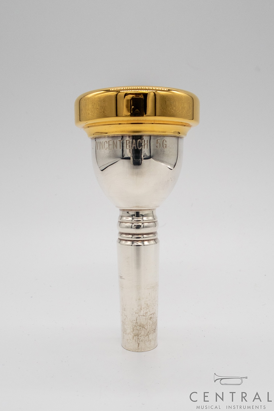 Bach トロンボーン（ユーフォニアム）マウスピース　5G 太管　旧刻印 中古 トロンボーン/ユーフォニアムマウスピース バック 太管 5G