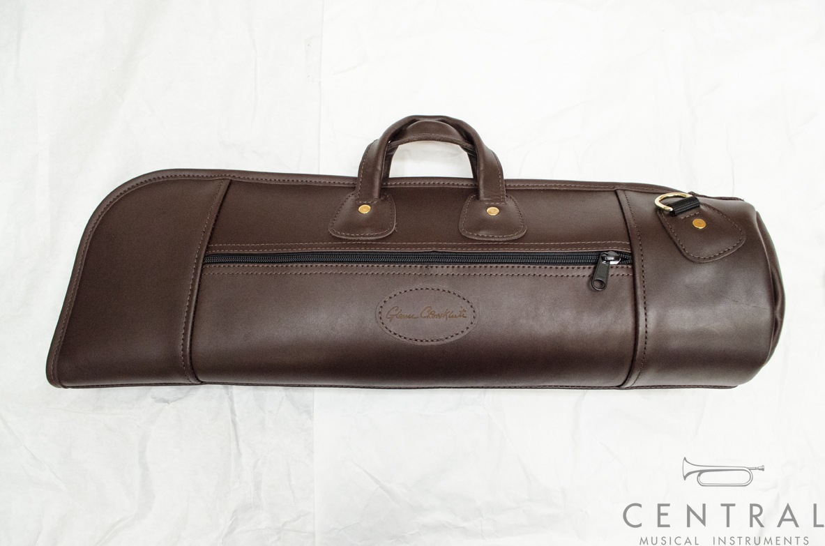 トランペットケース クロンカイト 革製シングル チョコレートブラウン アクセサリー ケース セントラル楽器 オンラインショップ