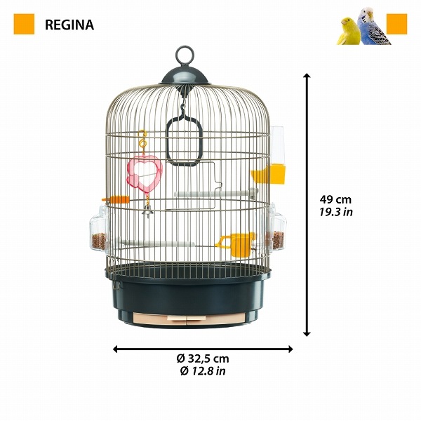 イタリアferplast社製 レジーナ ゴールド 鳥かご | ペットフード