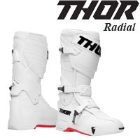 Thor ソアー オフロード MX ブーツ Radial ラディアル 白 フロスト/US13 モトクロス|ブーツ |MX/オフロード
