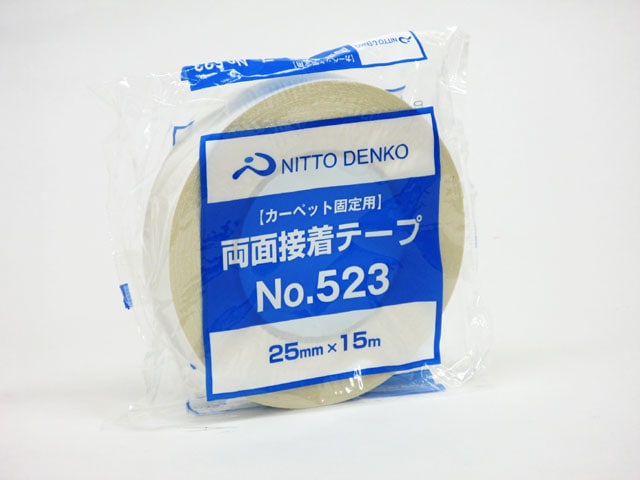 1巻商品]25mm×15m 布両面テープ No.523N 日東電工 の通販｜梱包名人
