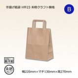 H平18（180×110×225）未晒クラフト無地 手提げ紙袋【送料無料/代引不可