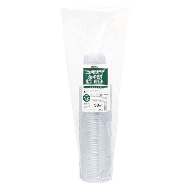 12����������360ml��A-PET�ץ饹���å����åס�����̵��/����Բġۡ�1000��/Ȣ��