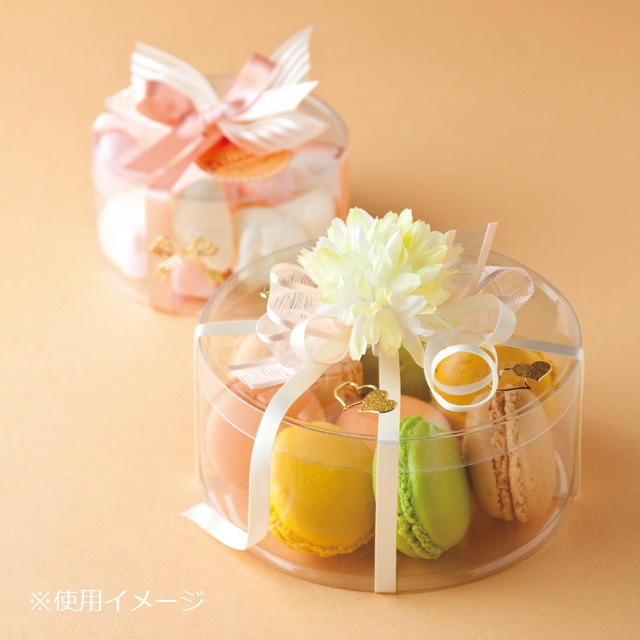 100φ×100 PVC 円筒クリアケース【送料無料/代引不可】（99個/箱） の
