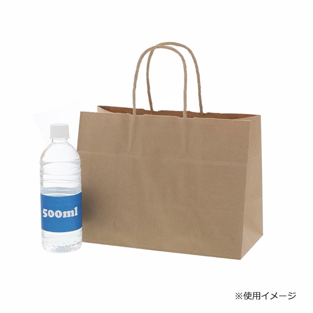 30-15（300×150×220）未晒クラフト無地 手提げ紙袋 25CB【送料無料/代